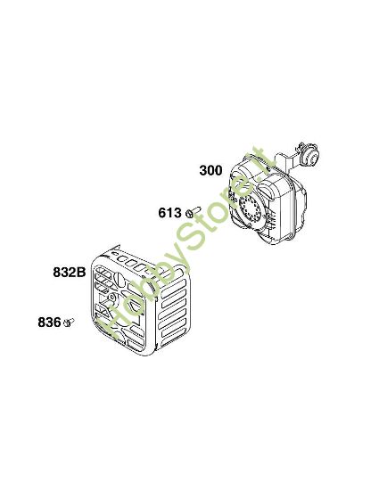 I - GRUPPO GAS DI SCARICO B&S - 09 €¦ 09P702-0238-H5 brand Stihl